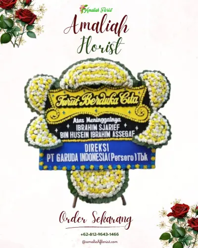 Papan Bunga Duka di Andonohu